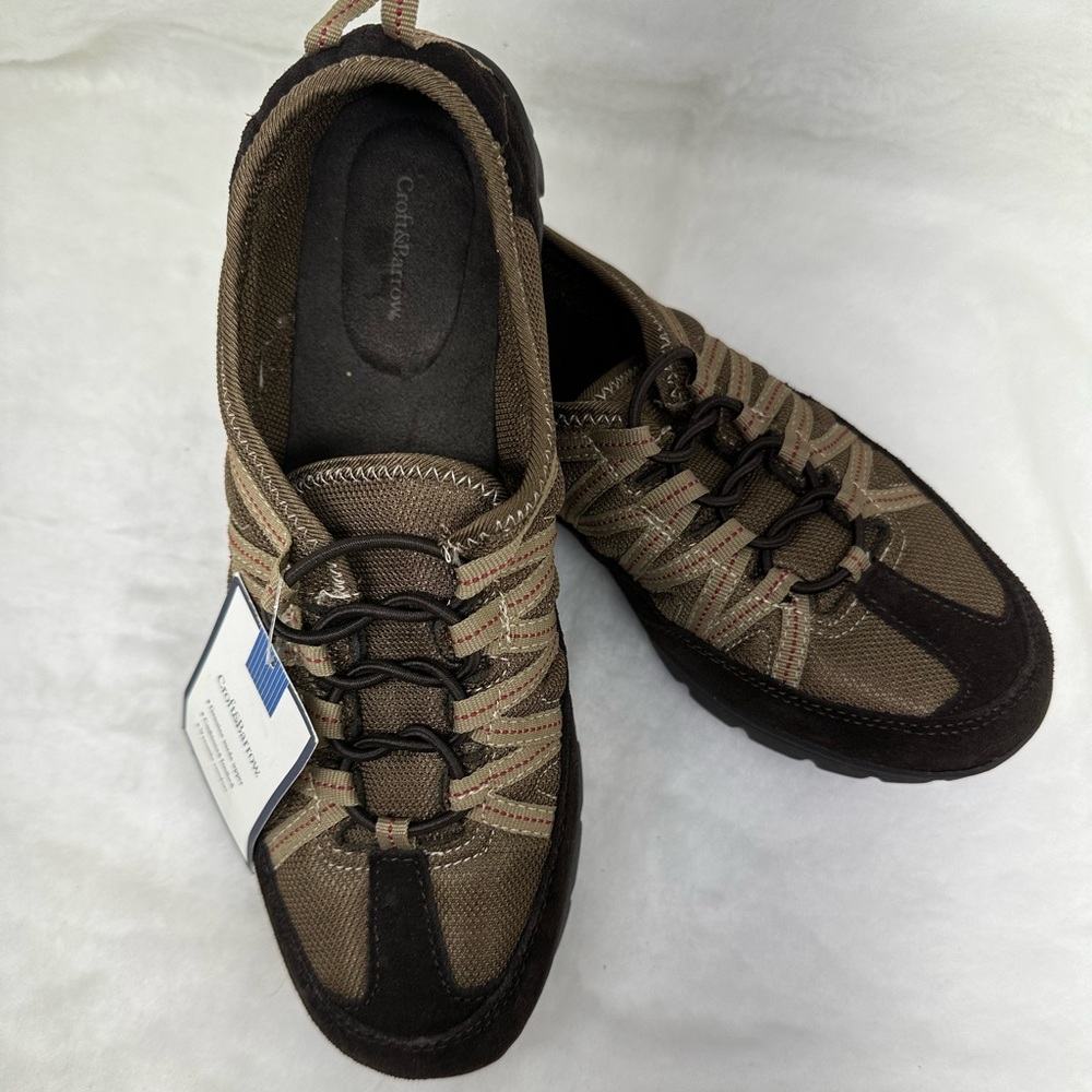 NWT Croft&Barrow Molliebrown size9 suede upper